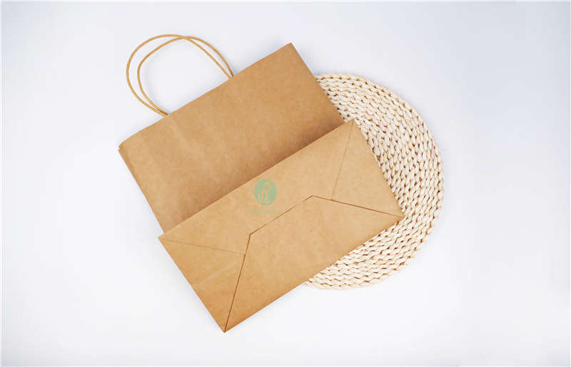 Nuovo di Zecca 25 MEDIA BIANCO carta Kraft SOS Carrier Bags 220X250X110mm ca. 